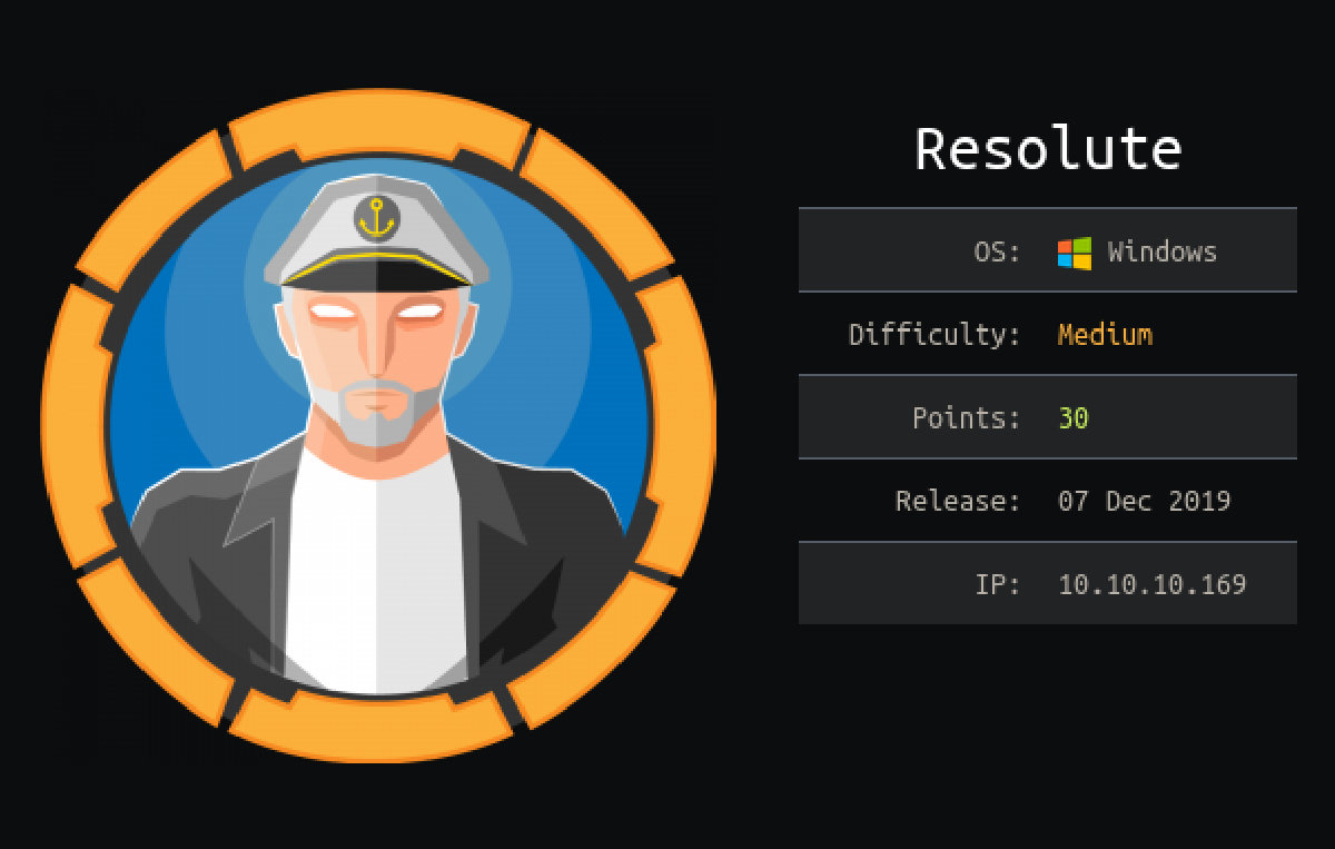 HackTheBox Resolute