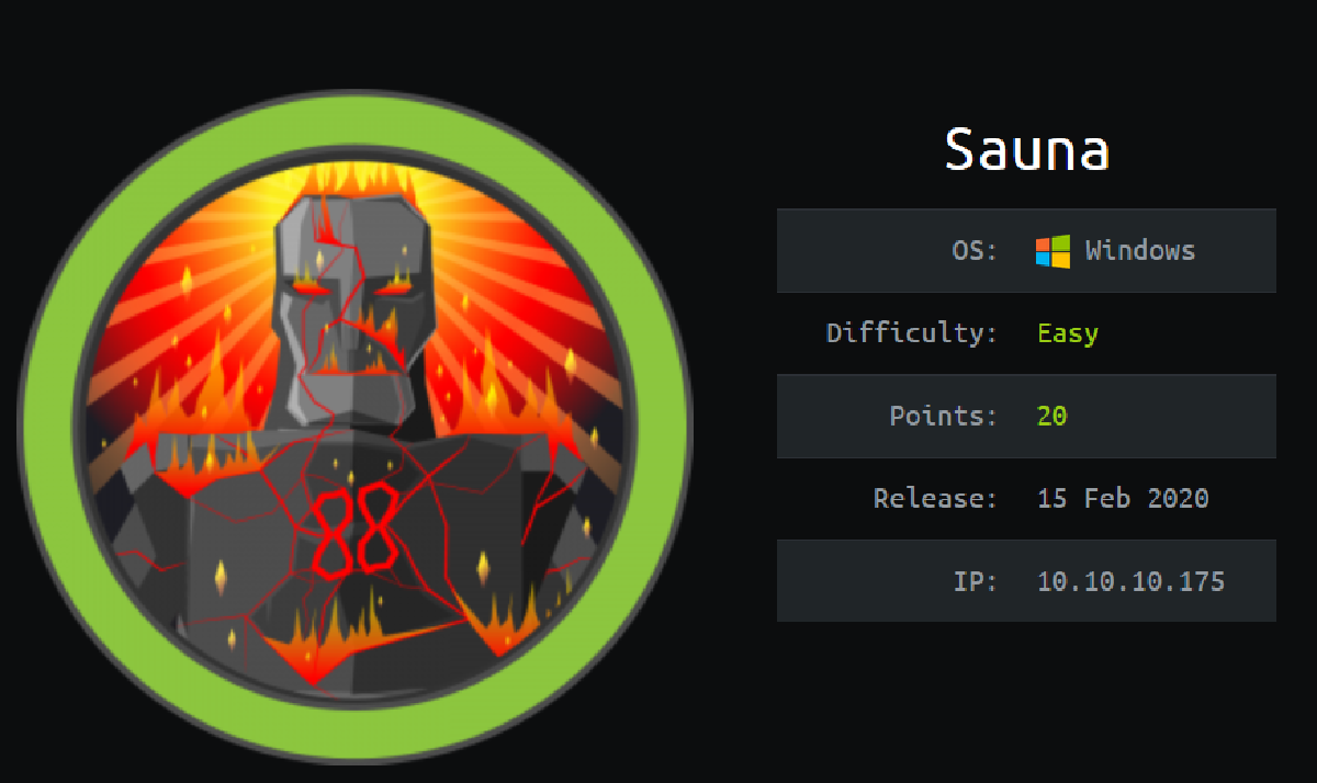 HackTheBox Sauna